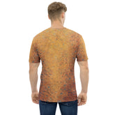 Hiker Dog All-Over Print Men's Crew Neck T-Shirt